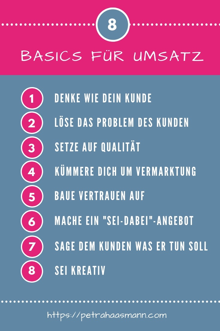 8 Basics ohne die du als Solopreneur keinen Umsatz machen wirst Solopreneure machen Umsatz