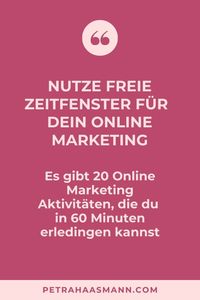 plane dein online marketing