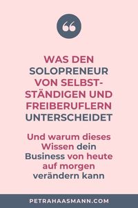 warum du als Solopreneur anders arbeitest