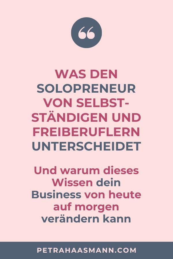 warum du als Solopreneur anders arbeitest
