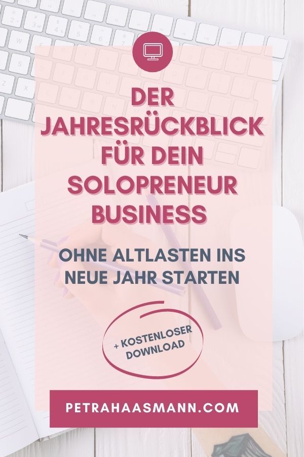plane dein solopreneur business für 2021 jahresrückblick