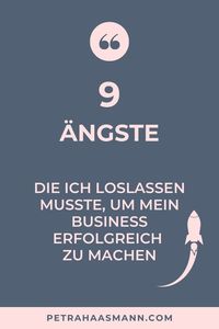 Angst loslassen für ein erfolgreiches Business