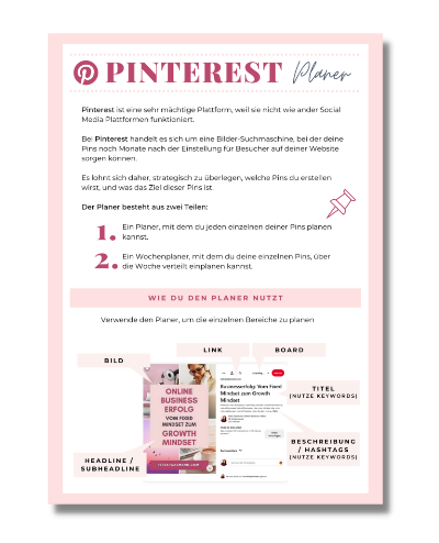 Content Planer für Pinterest