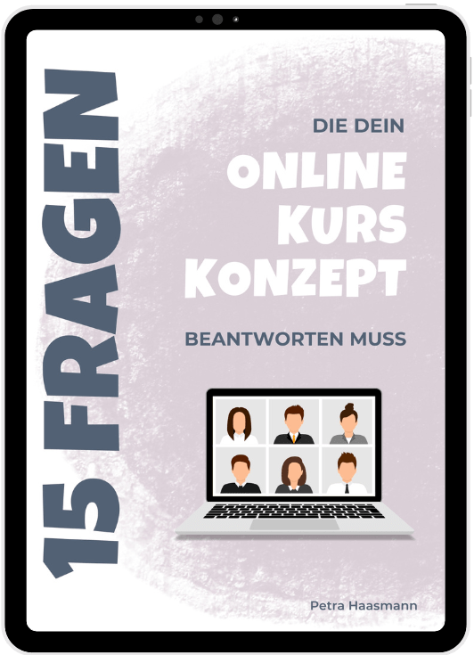 Online Kurs Konzept