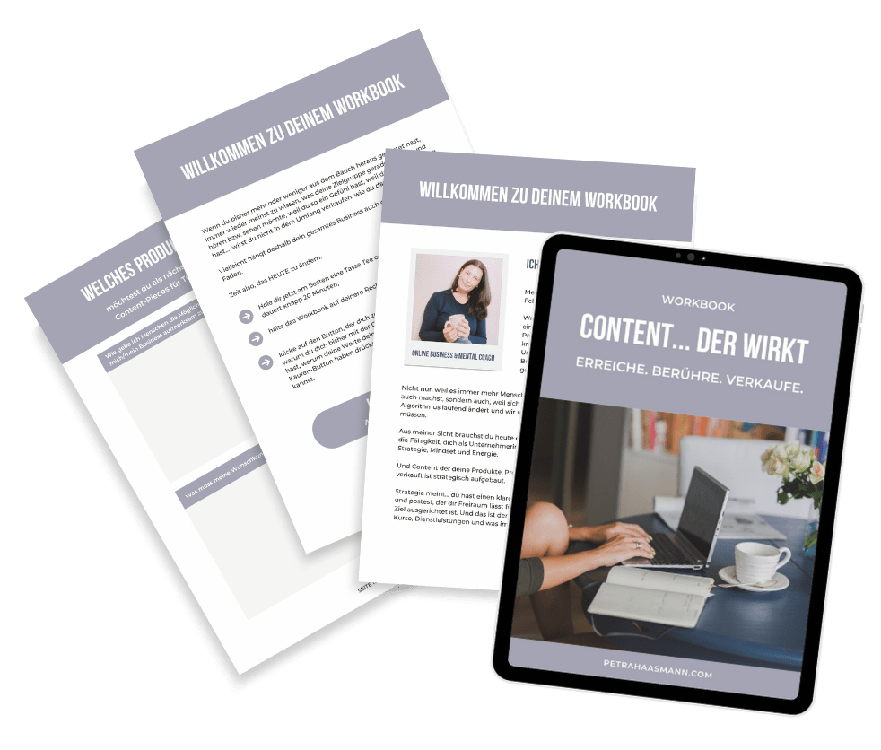 Content der erreicht, berührt und vrkauft.