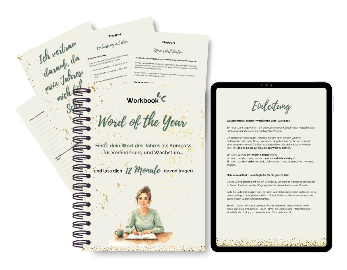 Word of the Year Workbook PLR Journal